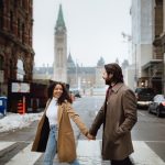 Stay Warm With These Winter Engagement Photo Outfits