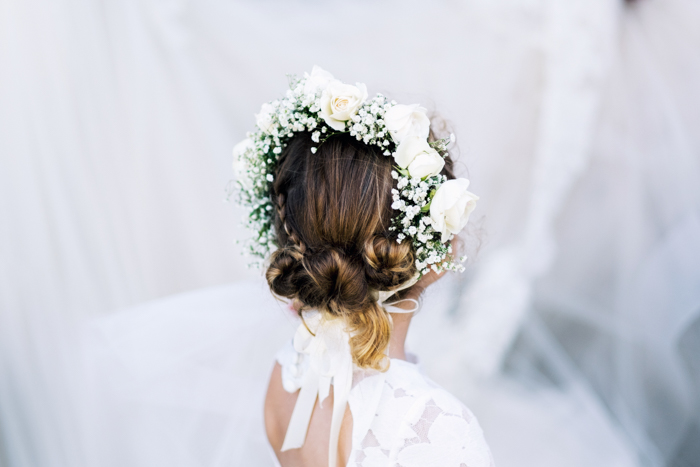 wedding flower crown