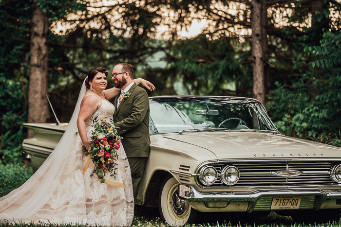 Fun, Bright, and Totally Unique Drive-In Wedding *