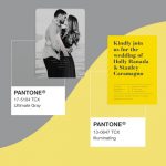 How To Utilize Pantone Wedding Stationery