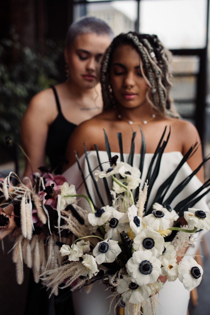 What's Black, White and Chic All Over? This Wedding Inspiration Shoot