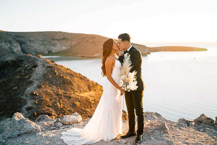 Intimate, Elegant, and Candlelit Playa Balandra Elopement *