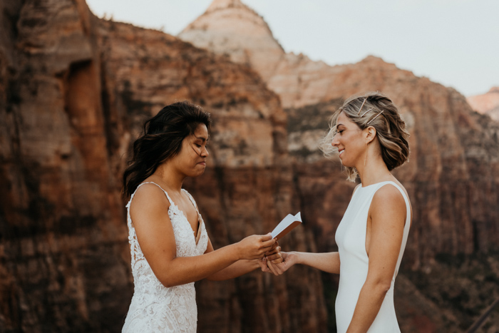 Utah National Park Elopement With Stunning Outfit Changes