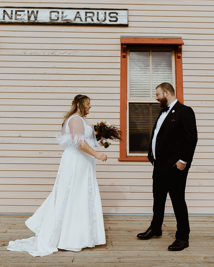 Wes Anderson-Inspired Wedding Photography at Highbury Hall