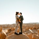 Colorful And Stylish Goblin Valley Elopement Inspiration Shoot