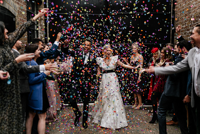 Cool, Colorful, And Absolutely Luxurious Industrial Wedding *