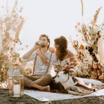 Golden Hour Lakeside Elopement Featuring A Pet And Brews