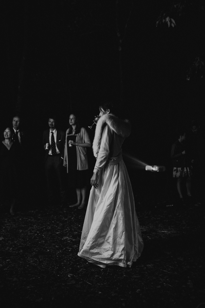 Outdoor Outlier Inn Wedding Featuring Silence, Great Food, and Furry ...