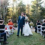 Outdoor Outlier Inn Wedding Featuring Silence, Great Food, and Furry Friends