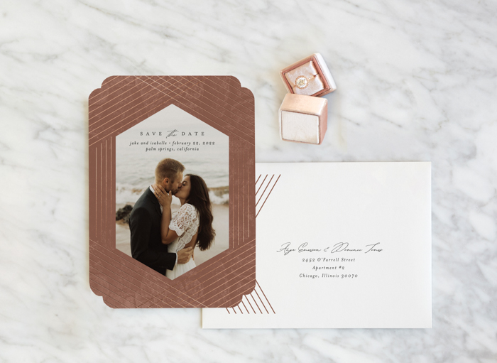 Minted wedding stationery