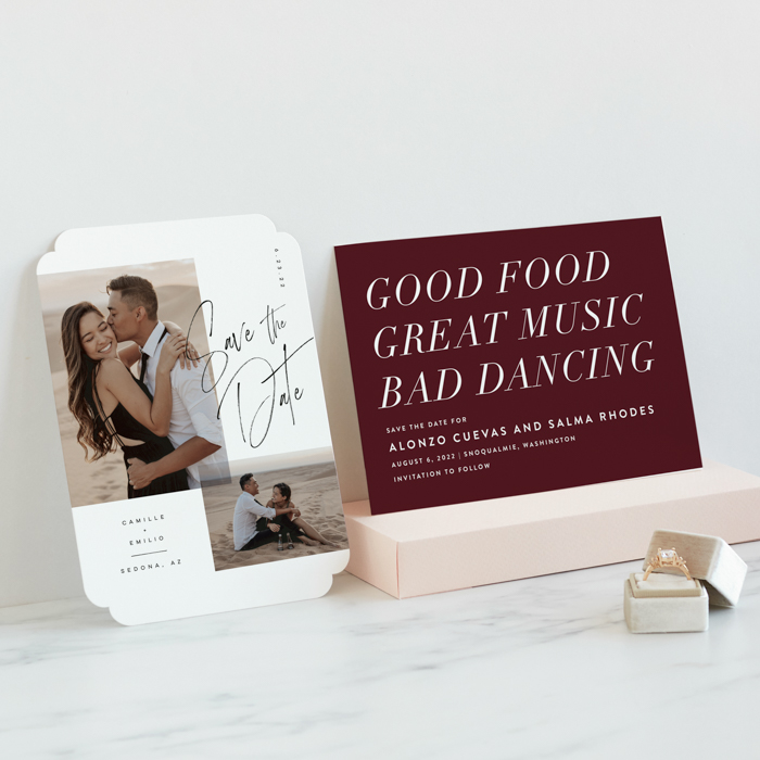 Minted save the date cards