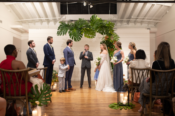 black sand beach wedding ceremony