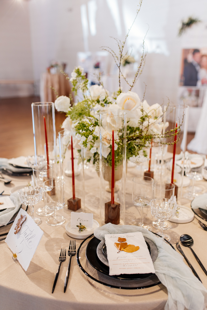 tablescape with candles