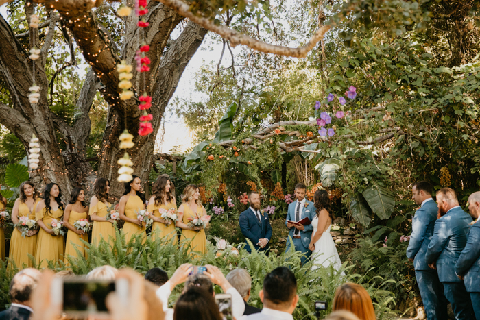 A Natural Wedding at the Holly Farm in Carmel, California