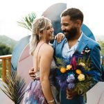 Unique Iridescent Color Palette Wedding