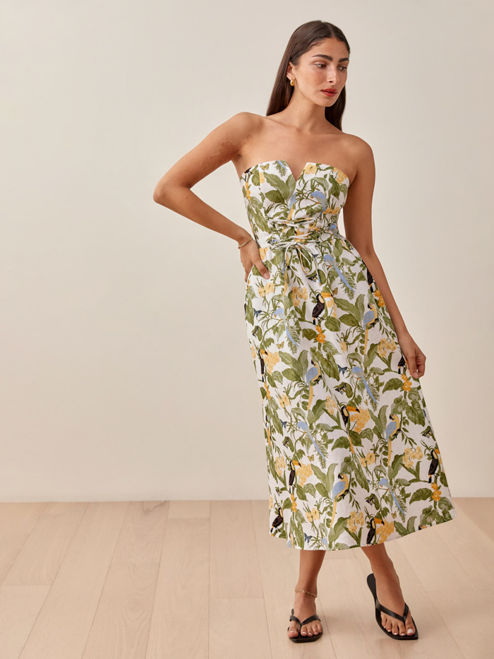 Backyard wedding guest store dress