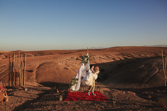 Minimalist Moroccan Elopement