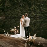 Relaxed Rainy-Day Lakeside Elopement
