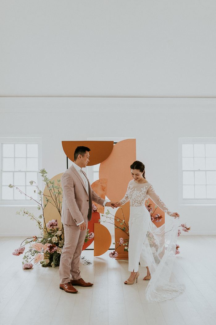 Airy, Stylish, And Contemporary Asian Wedding Inspiration