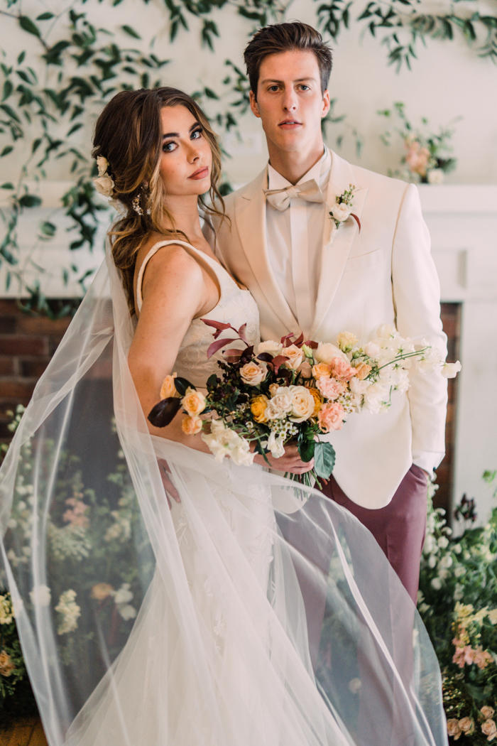 Lush Indoor Garden Wedding Inspiration Shoot Junebug Weddings 3584