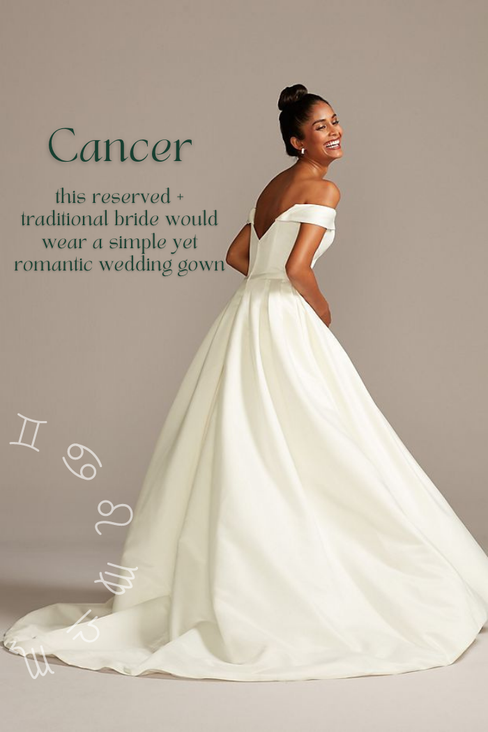 Which Wedding Dress Matches Your Zodiac Sign Junebug Weddings