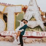 Edgy And Fun Neon Museum Elopement Inspiration