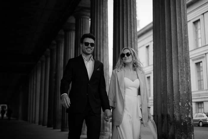 Utterly Chic Black And White Elopement Inspiration | Junebug Weddings