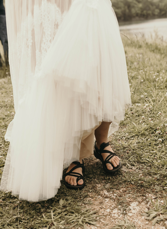 White discount chacos wedding