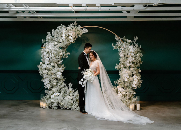 Dreamy and Modern Minimalist Wedding Junebug Weddings