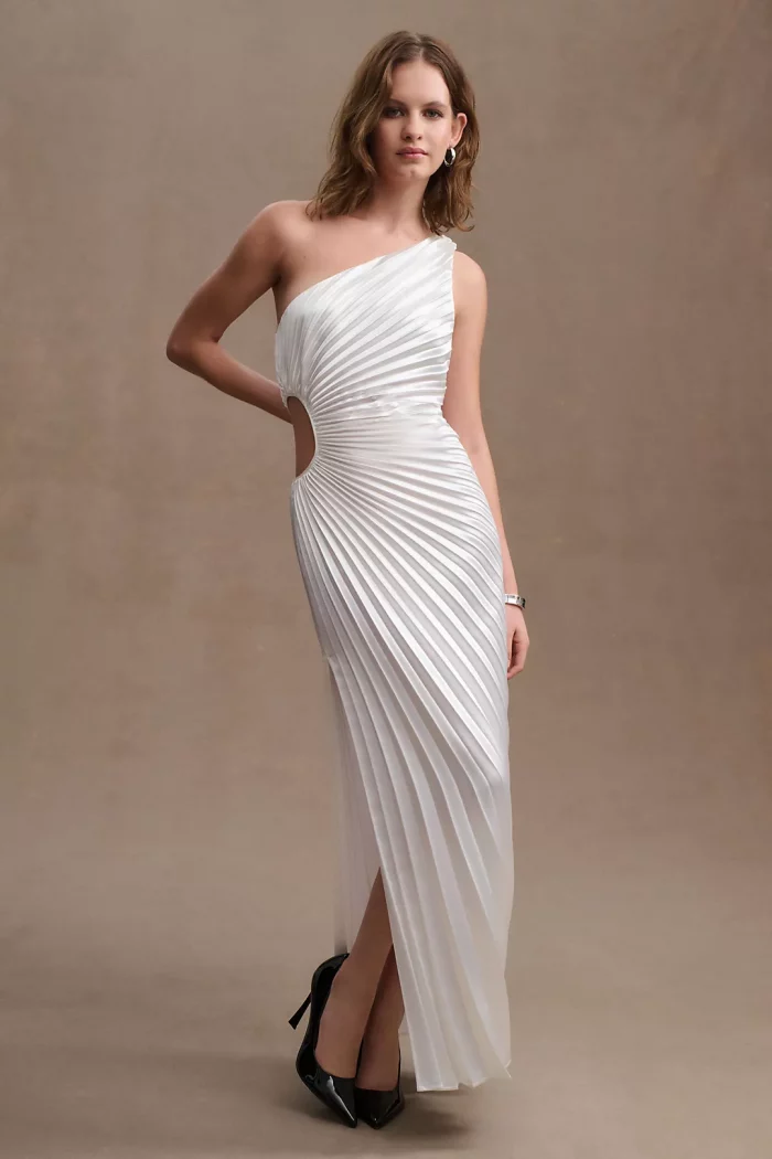 Stunning White Lace Dress - White and Beige Dress - Trumpet Dress - Lulus