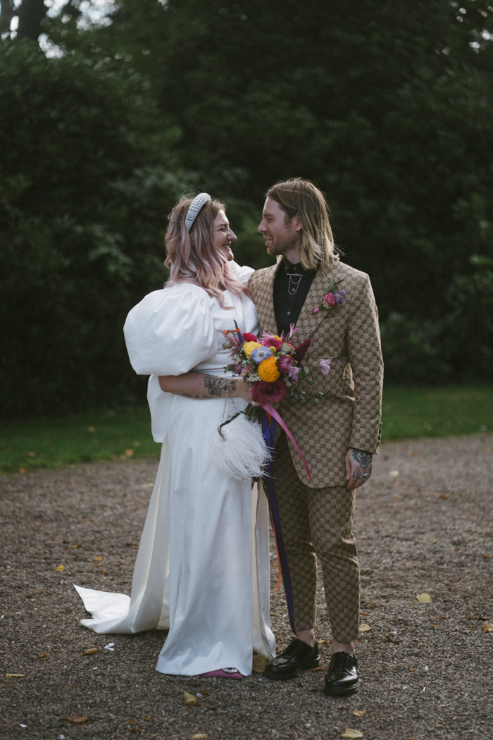 Fun, Colorful, and Edgy Charlton Hall Wedding | Junebug Weddings