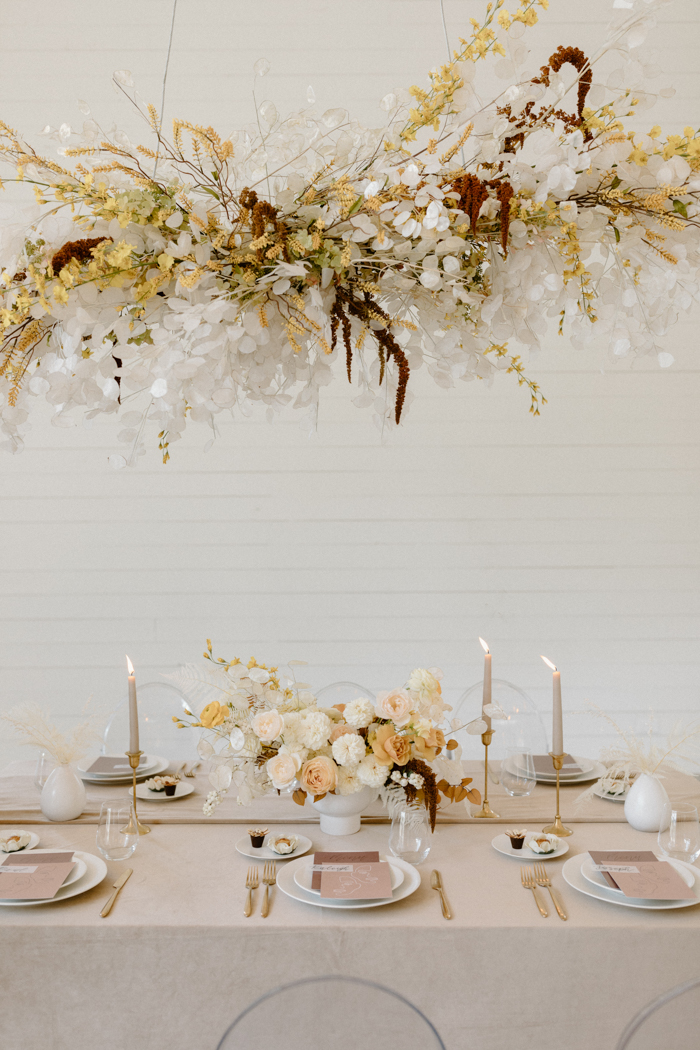 20 Stunning Floral Ceiling Installations | Junebug Weddings