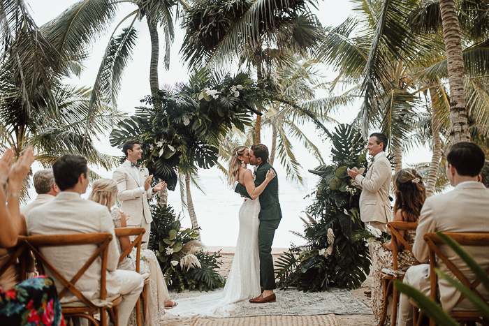 Totally Luscious Tulum Jungle Wedding | Junebug Weddings