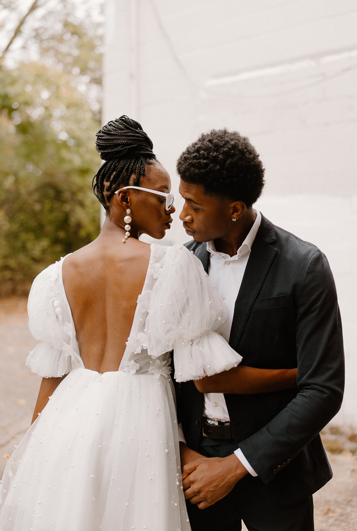 Striking And Simple Elopement Shoot