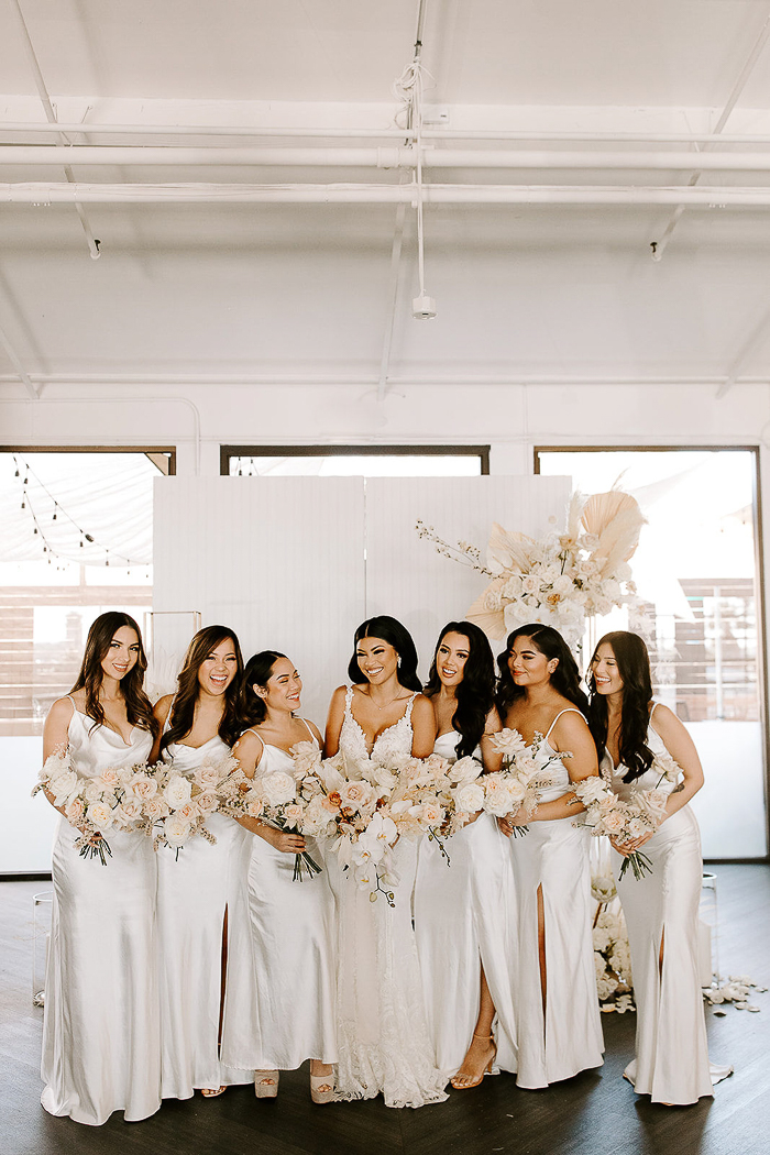 Netural-Toned Wedding With Amazing Energy | Junebug Weddings