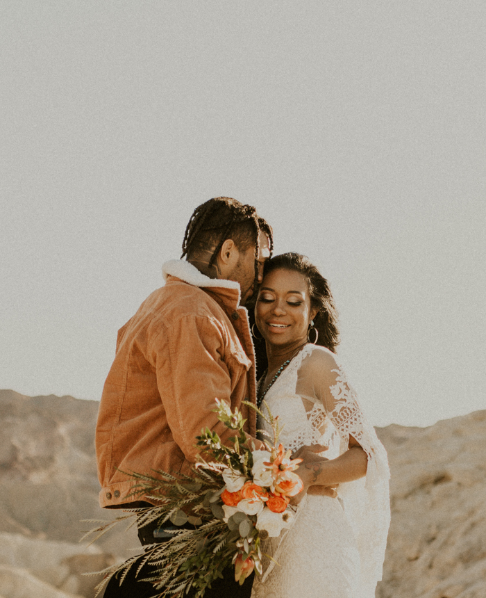 Dazzling Boho Death Valley Elopement Inspiration | Junebug Weddings