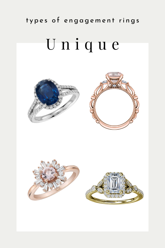 unique engagement rings from Blue Nile