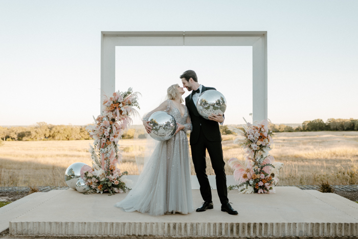 21 Creative Ways to Decorate Your Wedding With Disco Balls