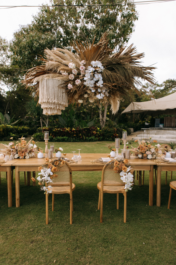 Minimalistic And Boho Tirtha Bali Micro Wedding | Junebug Weddings