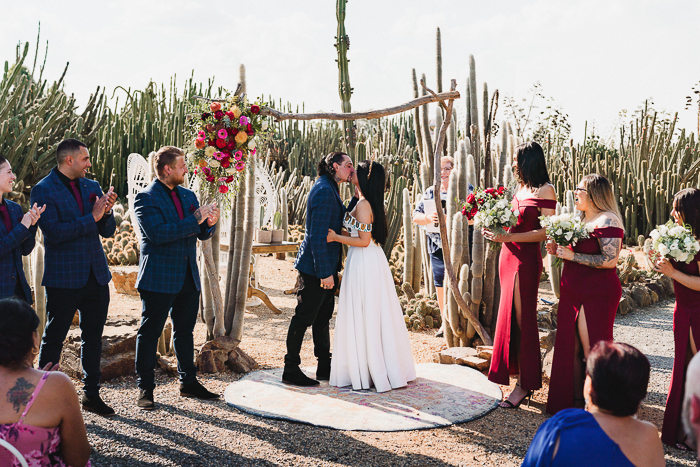 Day Of The Dead Inspired Cactus Country Wedding