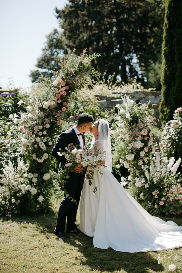 Lavish Garden Hycroft Manor Wedding | Junebug Weddings