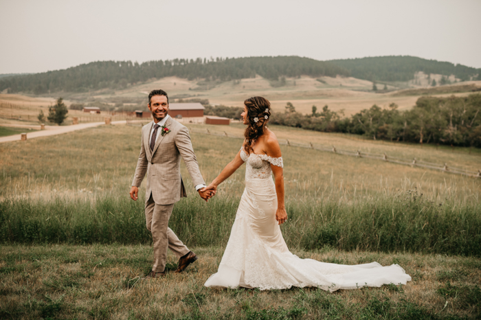 Intimate And Vibrant Montana Ranch Wedding