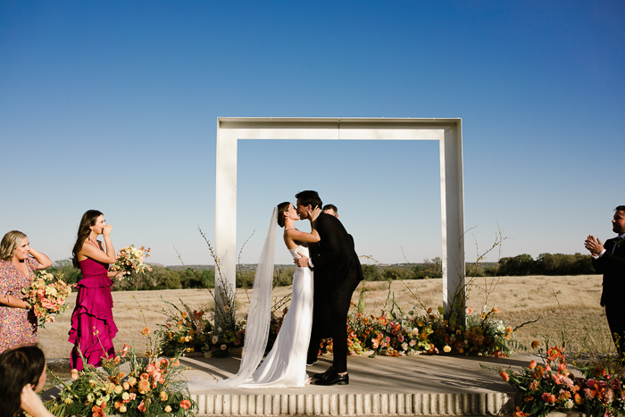 Wildflower-Impressed Prospect Space Marriage ceremony | Junebug Weddings