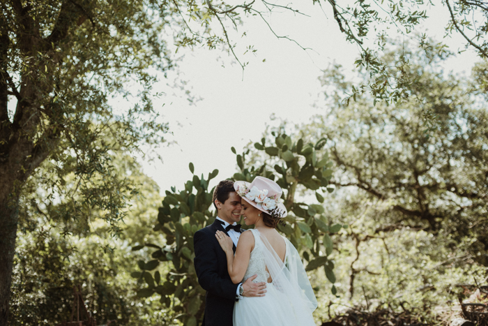 Mexico Backyard Wedding With Vintage Cars