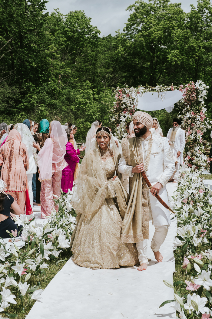 This Beautiful Indian Wedding Celebration is Filled With Roses and Pastels