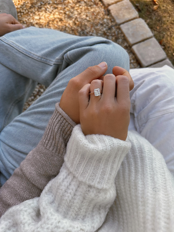 25 Engagement Ring Tattoo Ideas For When You Don't Want To Go