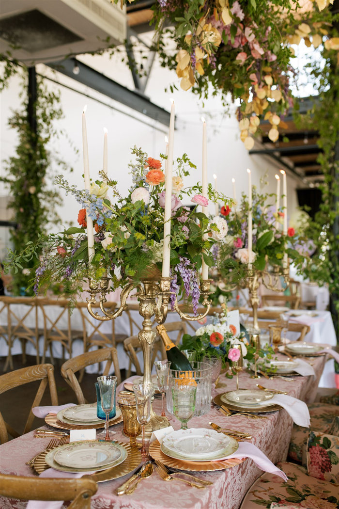 Garden Party Wedding Ceremony Aisles - Mindy Weiss