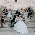 Italian Dinner Party Inspired Assembly Yard Wedding