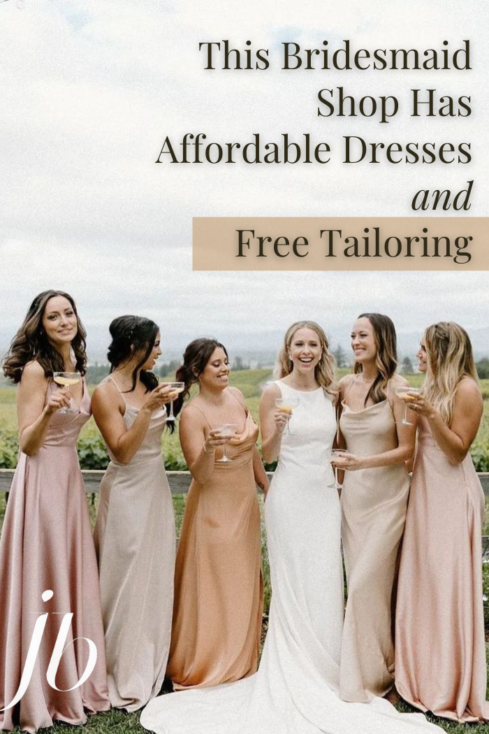 This Shop Has Free Tailoring for Bridesmaid Dresses | Junebug Weddings