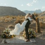 Electric Flower Power Inspired Las Vegas Wedding